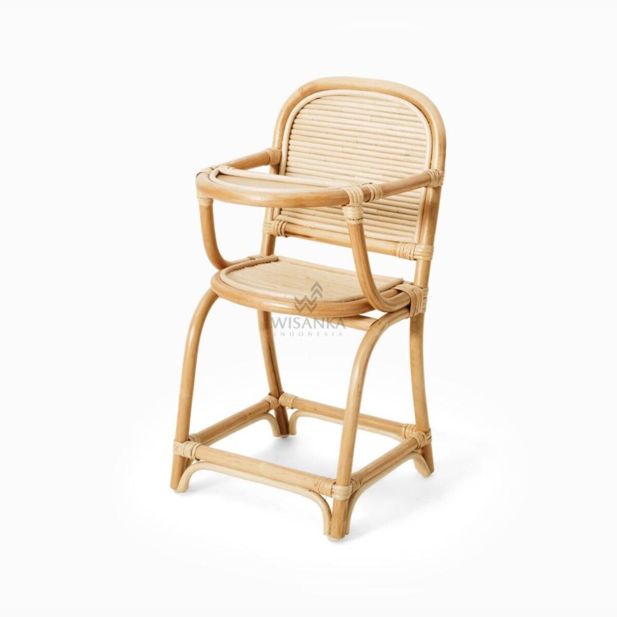 Rattan baby high chair sale