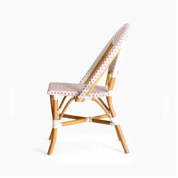 Farah Bistro Chair - Natural Rattan Frame