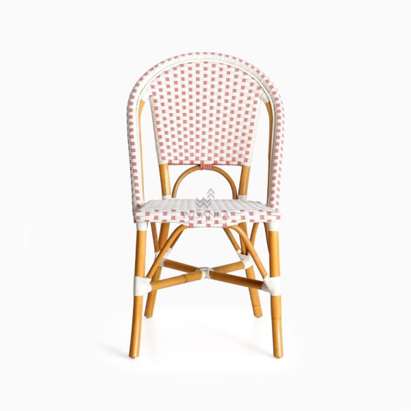 Farah Bistro Chair - Natural Rattan Frame